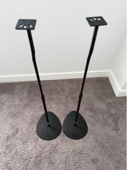 Sanus VuePoint Adjustable Height Speaker Stands - Black, Like New - $30 firm