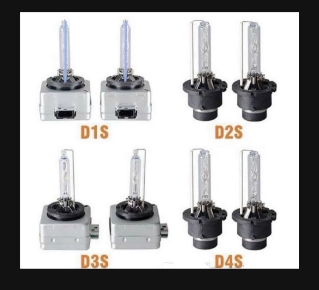 D1s D3s HID Xenon Replacement Bulbs Bright White Luces Blanco D2s D1r D3r,ds4,d4s, 6000k,8k