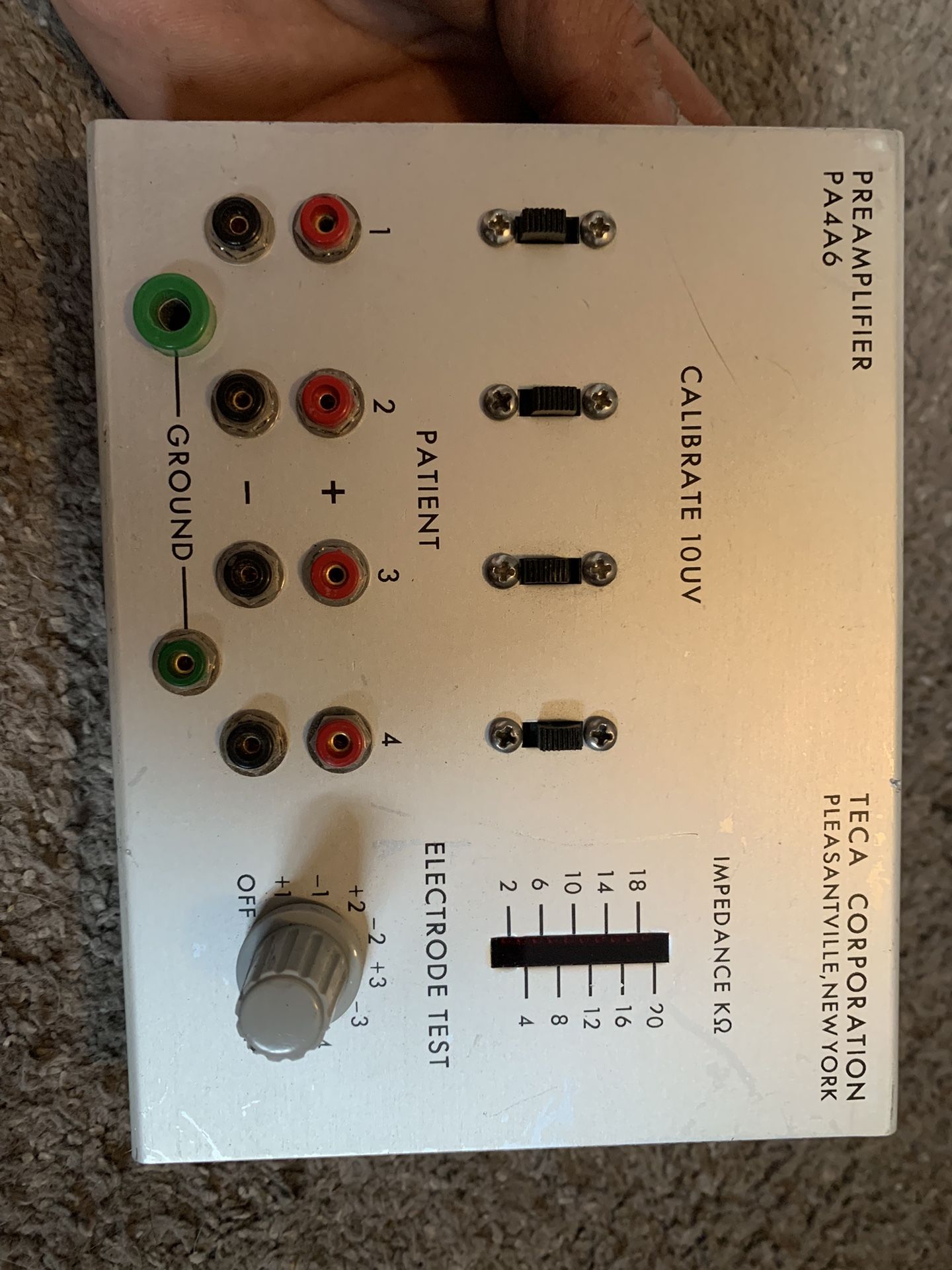 Teca Corporation preamplifier PA4A6