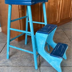 Vintage Kitchen Step Stool