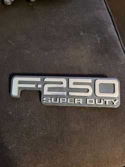 Ford F-250 Super Duty Emblem Badge