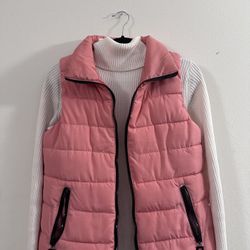 Puffer Vest- Coral