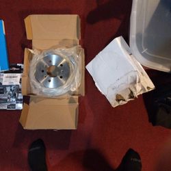 Rear Rotors And Intake Manifold And Oil Pan Gaskets 