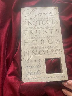 Bible verse stone