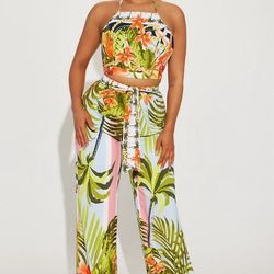 Tropical Pant Set ! Size Small