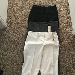 Lot Of 4 Women’s Size 4 And 4s Women’s Slacks Trousers Pants