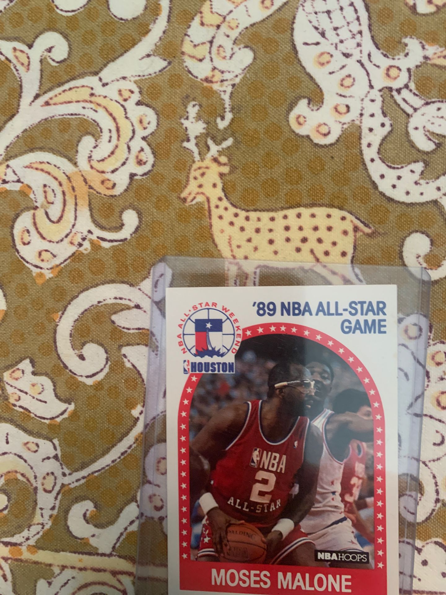 Moses Malone 89-90 Hoops All Star Card