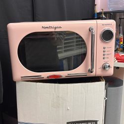 Nostalgia Retrowave Pink Microwave