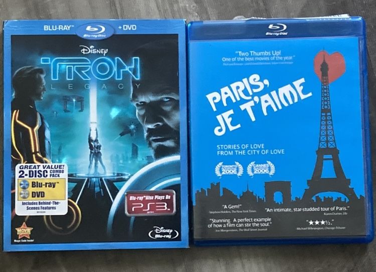 Blu-ray Two Pack - Tron: Legacy & Paris, Je T’aime