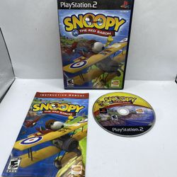 Snoopy vs. The Red Baron (Sony PlayStation 2 ,2006) Tested  Complete Retro 