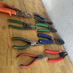 Assorted Plyers And Cutters