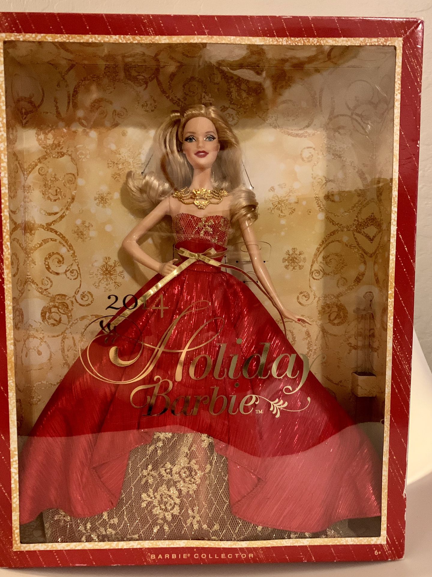 New in box collectors 2014 Holiday Barbie