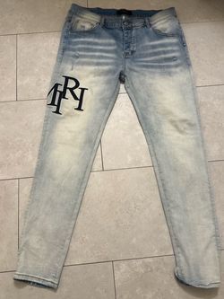 Amiri jeans with logo