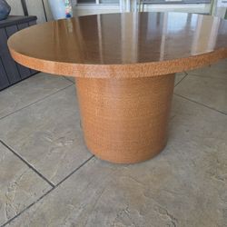 Large Kitchen Table Top & Freestanding Base. ( 48 Inch Diameter )