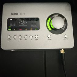 Universal Audio Apollo Solo USB Audio Interface – UAD DSP – Studio Recording