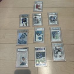football and Baseball Card Beckett Lot