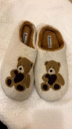 Teddy bear slippers