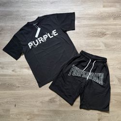 Purple Shirt and shorts 