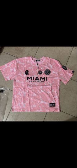 Pink Miami Bape Shirt