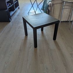 Black End Table / Coffee Table 17" High