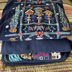 5 Embroidered Sweatshirts