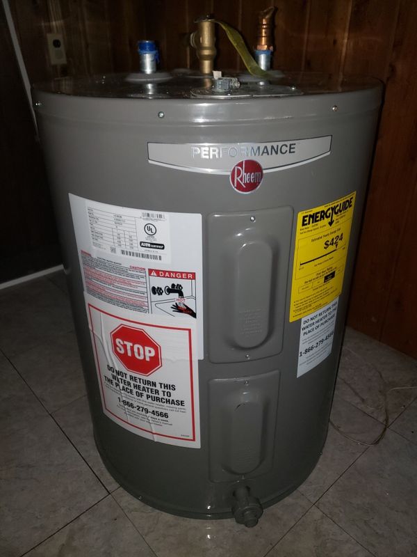 Rheem Electric Hot Water HeaterLowboy. for Sale in