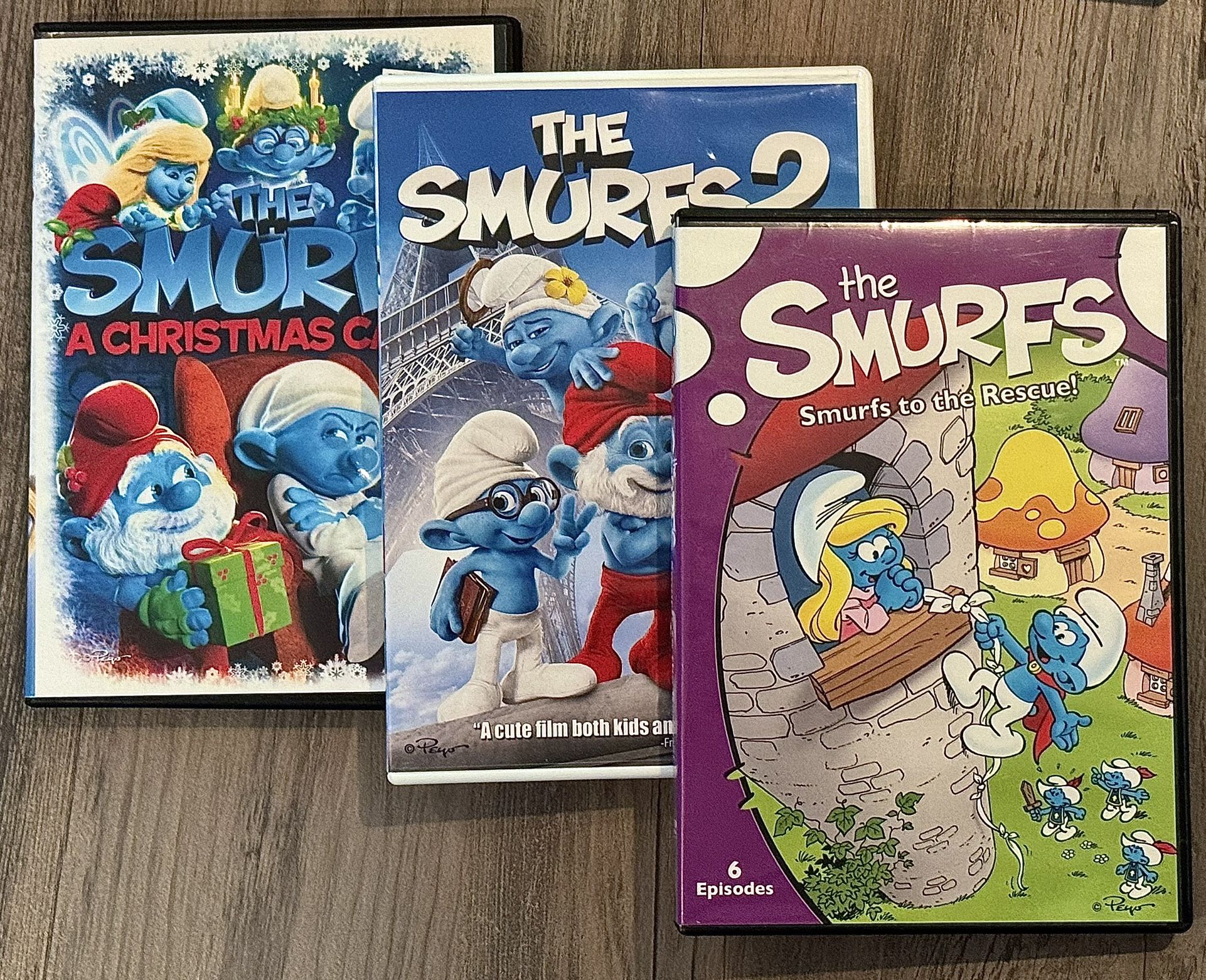 🫐📀 3 DVDs: The Smurfs 3 DVD Movie Collector’s Set (new)
