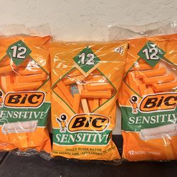 BIC sensitive razors Bundle for $5