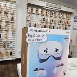 Meta Quest 3S VR New - $1 To Take it Home same Day and Pay the Rest later!
