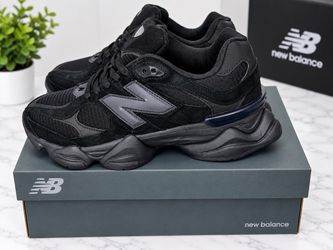 New Balance 9060 Triple Black Sneakers 8.5