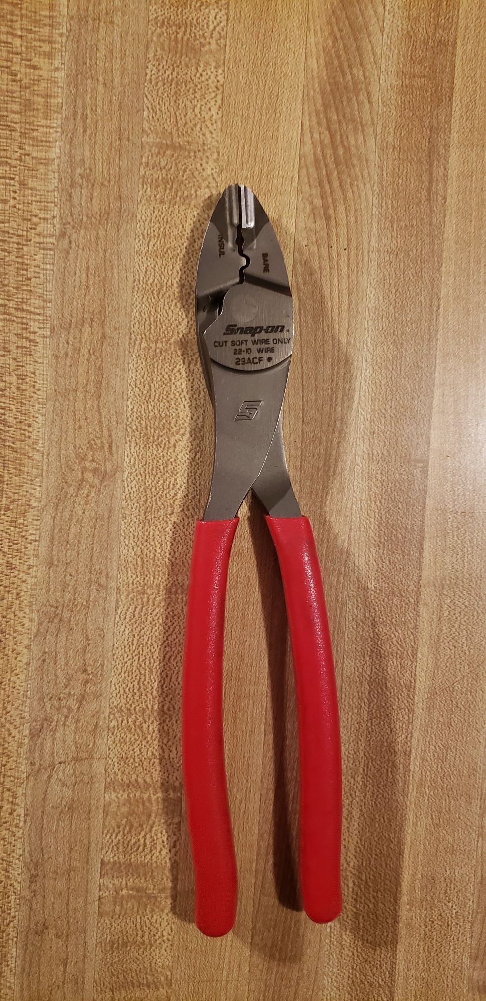 Snap-On usa tools Cold-Forged Wire Terminal Crimping Tool (Red) ( brand new)