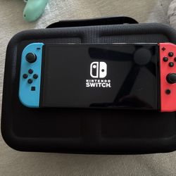 Nintendo Switch OLED With Accessories, Original Box & Carrying Case