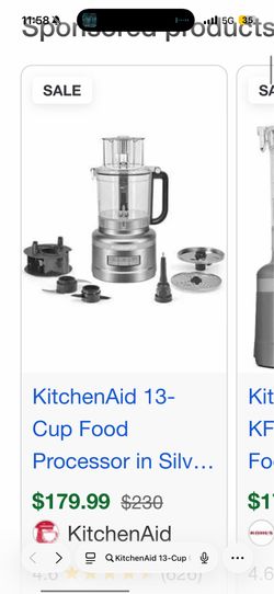 KitchenAid 13-Cup Food Processor - KFP 1318