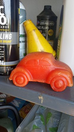 1970s Wax Candle VW Bug