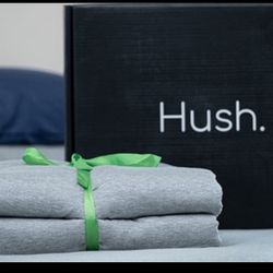 New in box: Hush cooling weighted blankets.  
