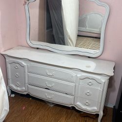 White dresser