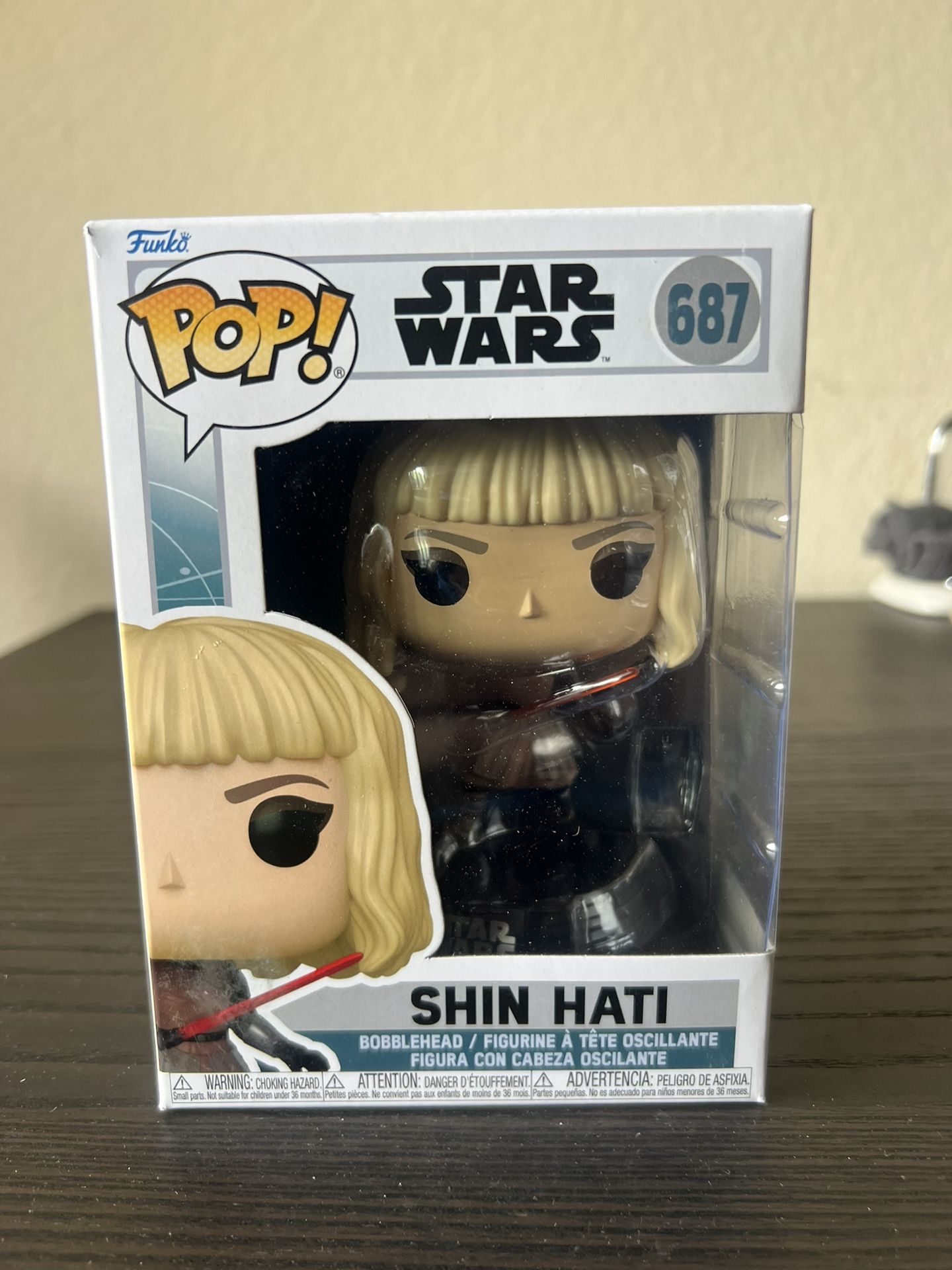 Shin Hati Star Wars Ahsoka Funko Pop Bobblehead #687 Disney Television Shows TV