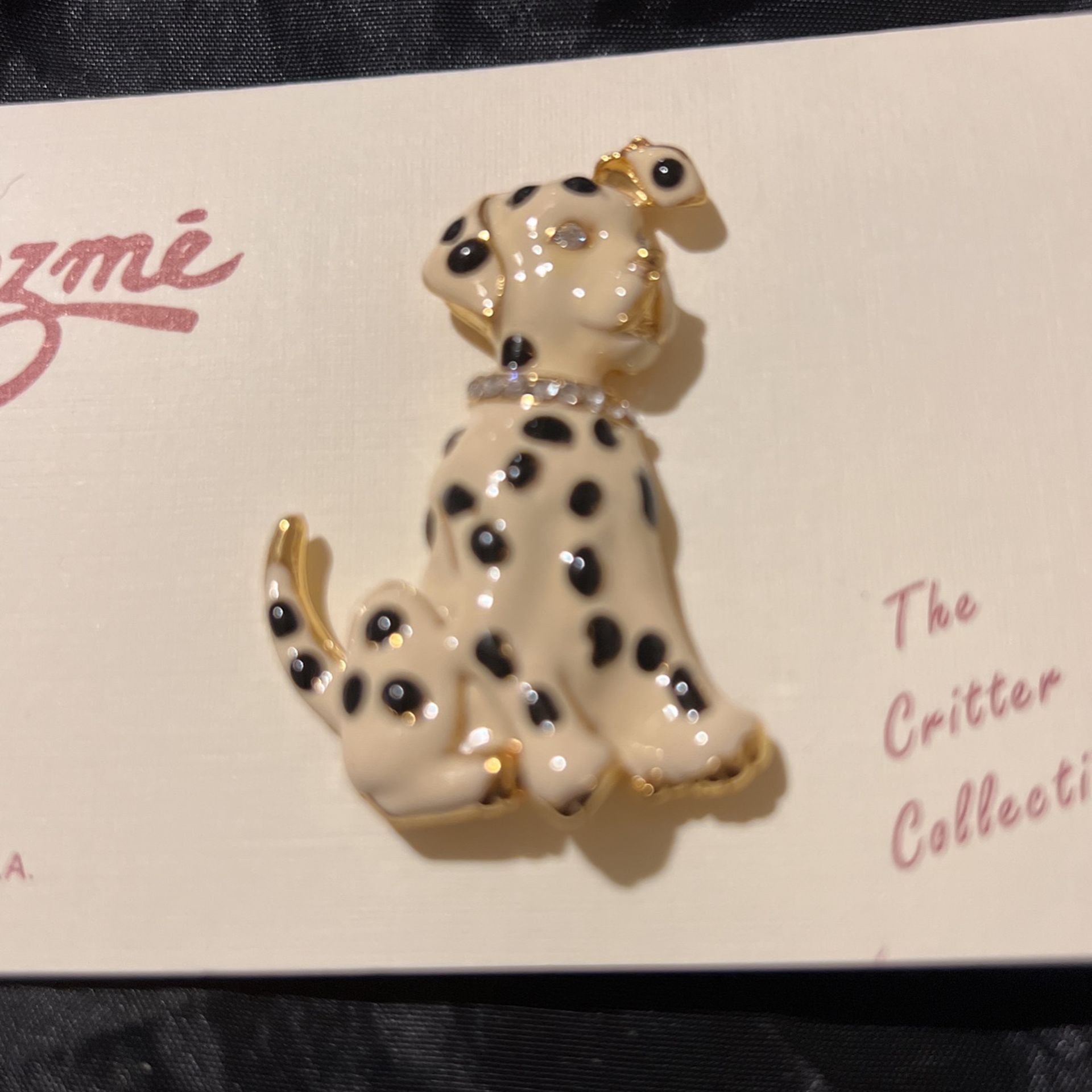 Cozme Dalmatian Brooch