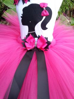 blue dress for baby girl Barbie Tutu Set – Tiny Love Creations main image 1
