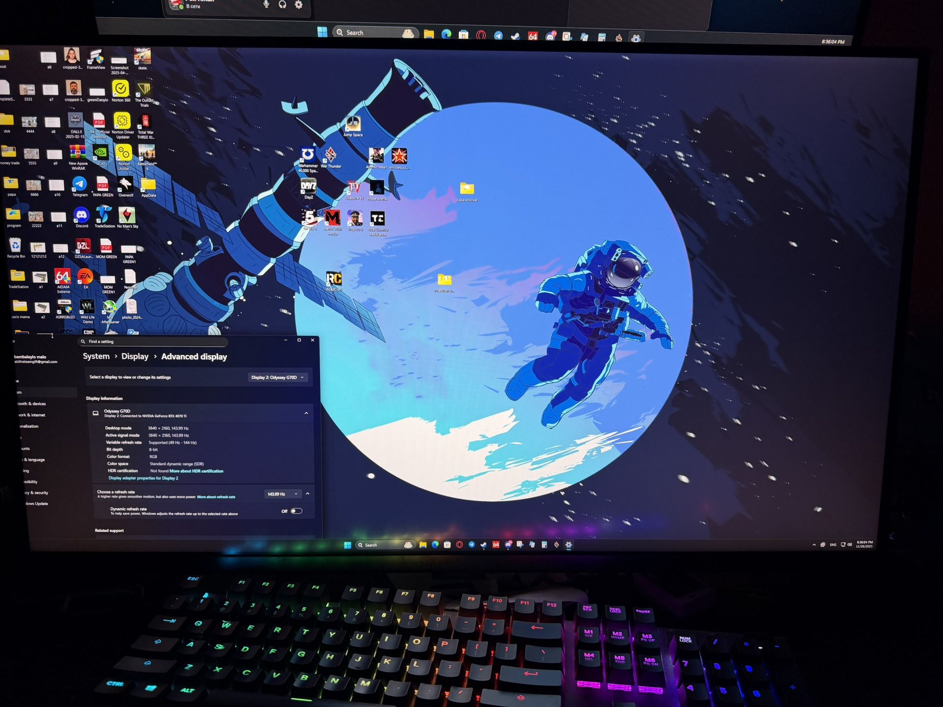 Samsung Odyssey G7 Gaming Monitor – Excellent Condition