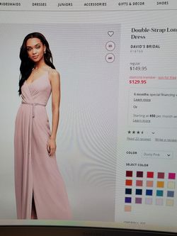 Blush Pink Bridesmaid Dress