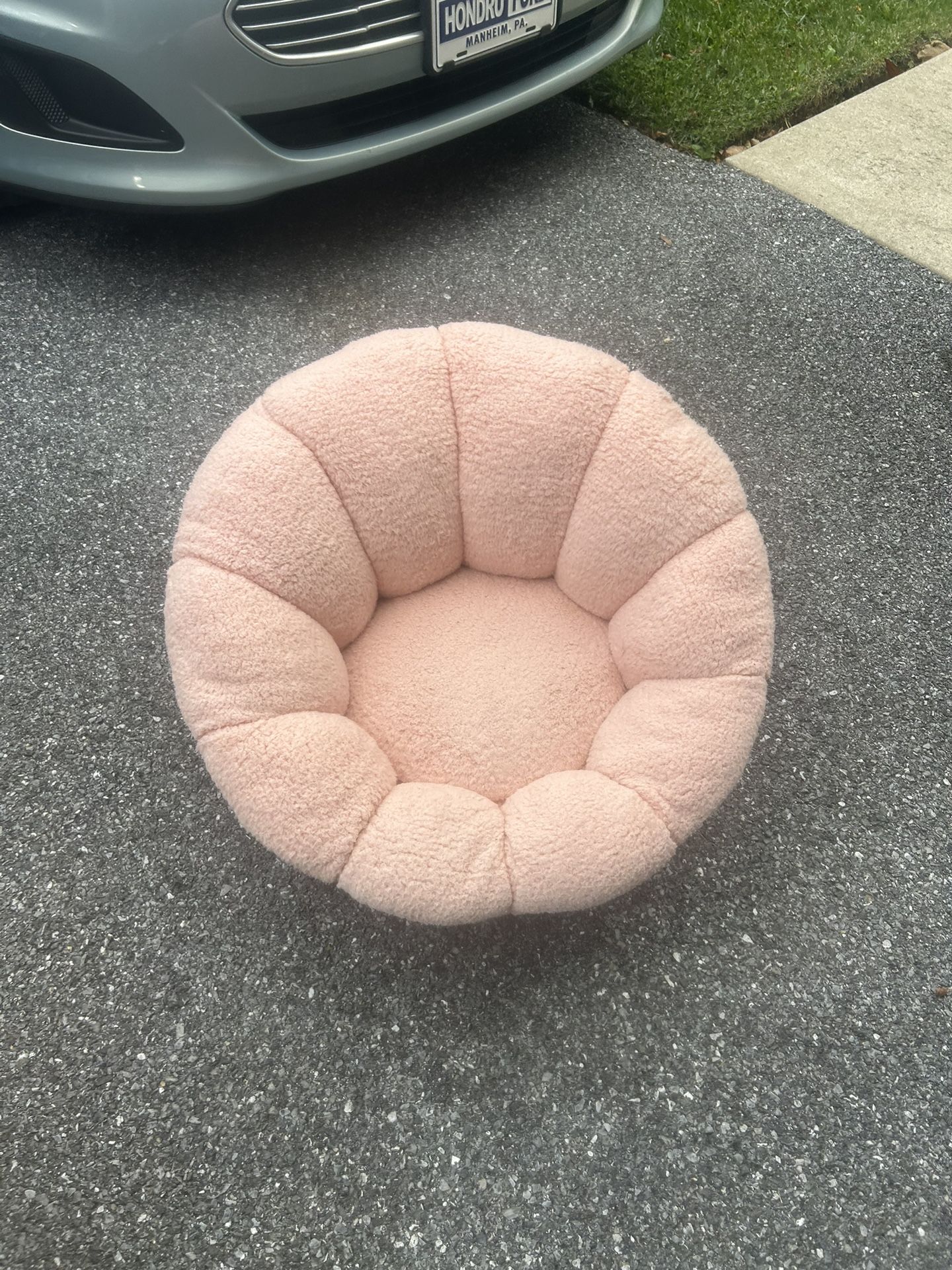 Sherpa Pink Chair