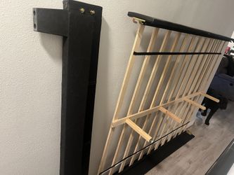 Bed Frame & Foundation Like New ($50)