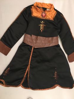 Disguise Disney Anna Frozen 2 Deluxe Girls Costume Dress Only Halloween Cosplay Size 4T