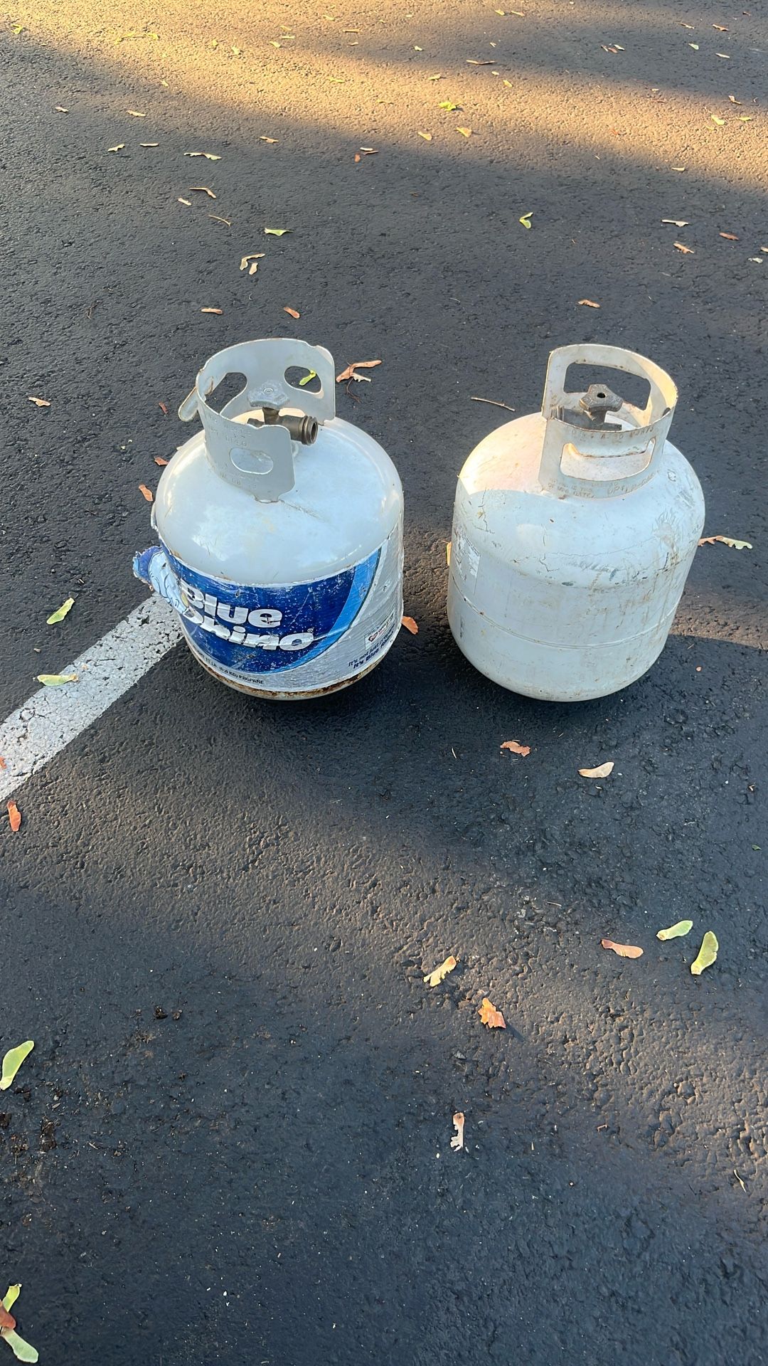 2 Empty 5gallon Propane Tanks