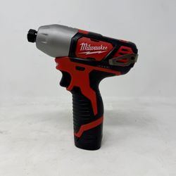 Milwaukee M12 12V Lithium-Ion Cordless 1/4 in. Hex Impact (Tool-Only)
