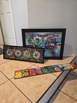 Avengers wall decor set of 3