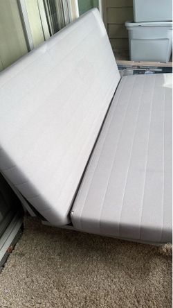Gray  Convertible Futon , Frame & Mattress Set