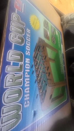Brand New Foosball Table (122cm x 61cm x 79cm) – In Box!