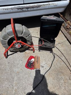 Ridgid seasnake camera, reel, monitor, locator Pipe Plumbing sewer